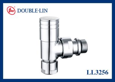 China Chrome Plated Brass Thermostatic Radiator Valves for sale