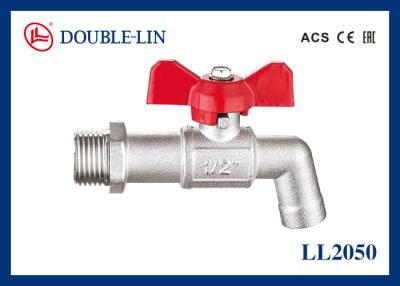 Chine Type norme en laiton en aluminium de T du robinet BS2779 de bavoir de la poignée ISO228 à vendre