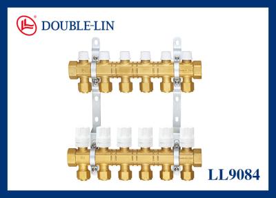 China BS2779 2 - 8 Way HPB 57-3 Brass Manifolds 16 Bar for sale
