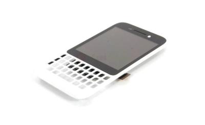 China Pantalla blanca/del negro del teléfono celular del LCD con el marco, asamblea de pantalla del digitizador del tacto de Blackberry Q5 LCD en venta