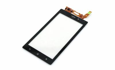 China 6.44 Inch Black Capacitive Touch Panel For Sony Mt27i Xperia Sola Touch Screen for sale