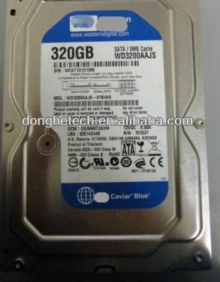 China 320GB WD 3.5 inch internal hard drive - caviar blue / SATA 7200 rpm hard drive for sale