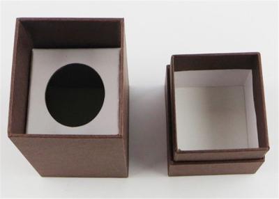 China 100% Recyclable Brown Cardboard Box Gift Packaging  , Square Gift Boxes With Lids for sale