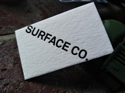 China Hot Stamping Cotton Letterpress Business Cards , Luxury Business Cards for sale