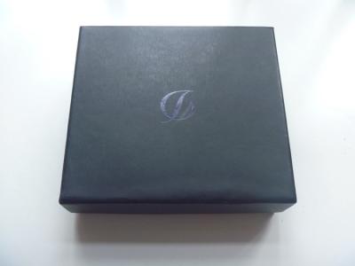 China Black Custom Paper Packaging Boxes Printing Hot Stamping Black Foil Finish for sale