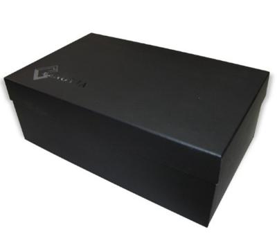 China High End Black Two Piece Gift Box , Decorative Cardboard Boxes For Gifts for sale