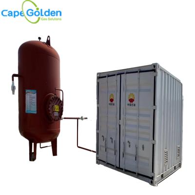 China tipo Containerized móvel plantas do posto de gasolina móvel do oxigênio 5nm3/h-200nm3/h de geração móveis do oxigênio à venda