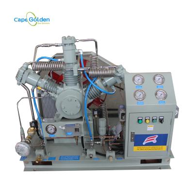 中国 経済的な水冷窒素の圧縮機の出口圧力2-250bar 販売のため