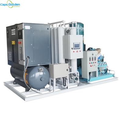 China 93%-95% Oxygen Cylinder Filling Plant O2 Refill Station 5nm3/H for sale
