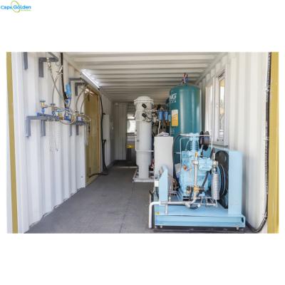 China 93%~99% Containerized Oxygen Generator Mobile Oxygen Plant For Cylinders for sale