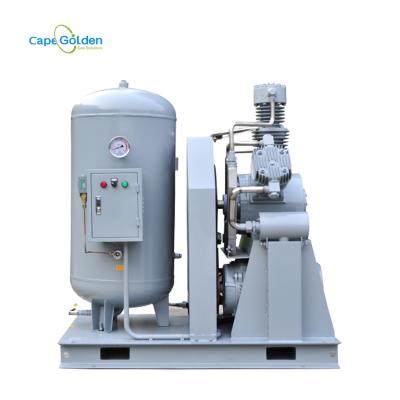 China Natural Gas 25Mpa Oil Free Gas Compressor 740rpm Water Air Cooled for sale