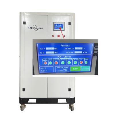 Chine Usine à gaz de petite taille médicale de générateur de l'oxygène de 3Nm3/H PSA pour la salle générale de l'hôpital ICU à vendre