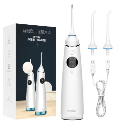 China OLED 300ml Countertop Water Flosser , 5 Working Modes Water Jet Dental Flosser for sale