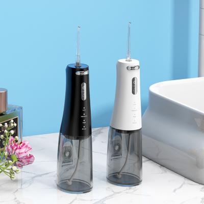 China Medical Device Technology Portable Water Flosser 300ml For Travel White Cleaning for sale