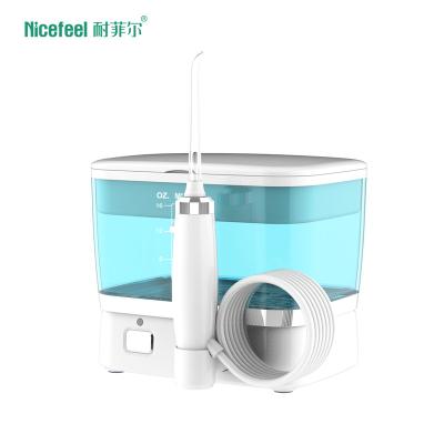 China Electric Dental Water Flosser Oral Irrigator with 3 Modes 2pcs Brush Head for sale