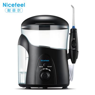 China Nicefeel 360 Degree Tips Water Flosser With UV Sterilizer 600ml Water Tank for sale