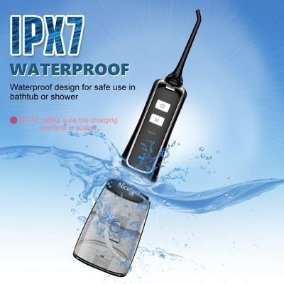 China 10-110psi Shower Water Flosser 0.8mm Water Column Detachable Water Tank for sale