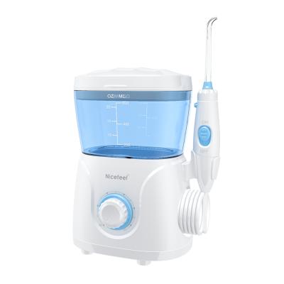 China Electric Manual Control Countertop Water Flosser IPX4 With 7pcs Nozzles for sale
