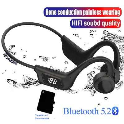 Китай Наушники беспроводное Bluetooth костной проводимости 5,2 водоустойчивых, который побежали наушника спорт шумят уменьшение продается