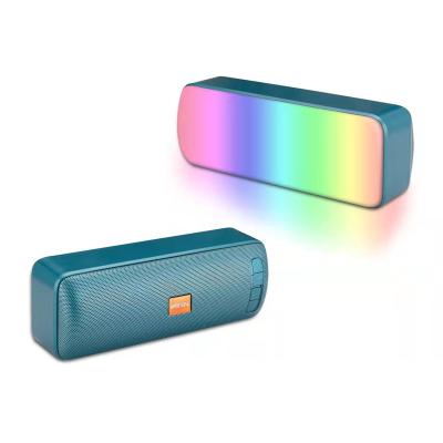 China OEM Wireless Portable Speaker Colorful LED Bluetooth Music Player Support AUX TF Subwoofer for sale