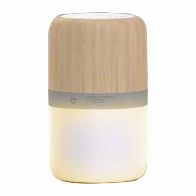 China Orador simples de bambu luminoso portátil Bluetooth do orador de bambu do diodo emissor de luz à venda