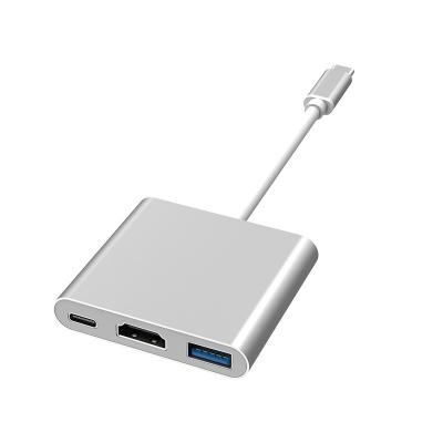 中国 PD USB 3.0の港が付いているラップトップのタイプC HDMIのハブ4Kのドックの場所のアダプター 販売のため
