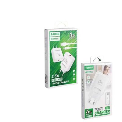 China High Speed 3.5A Single USB Charger Kits Travel Charger For Iphone for sale