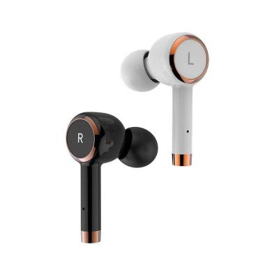 China Fones de ouvido impermeáveis de Bluetooth da música BT5.0 com caixa de carregamento à venda