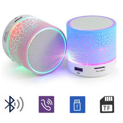 China LED Mini Bluetooth Party Speaker Crack TF Wireless Usb Powered Subwoofer for sale