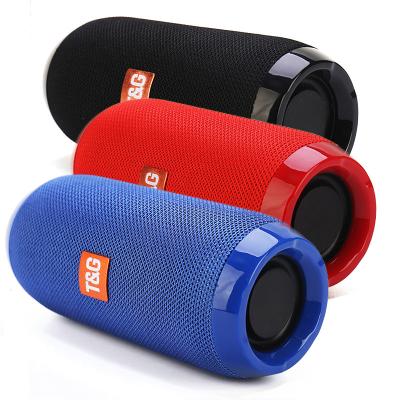 China TF Stereo Surround Waterproof Bluetooth Speaker FM Outdoor Powered Subwoofer for sale
