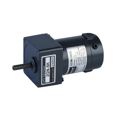 China GDM-06SC 10w Brush Gear Motor 12v 24v 1800rpm 3200rpm Match With 2gn3-300k Gearbox for sale