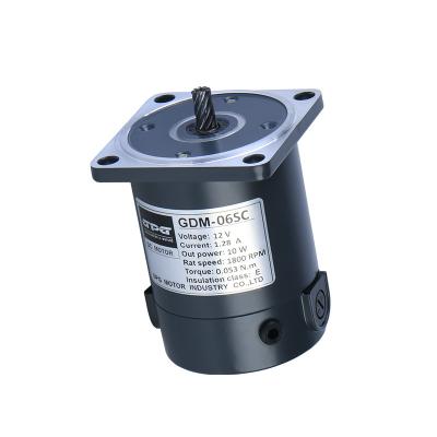 China 60MM 12V 24V Electric DC Motors 25W  For Automatic Product for sale