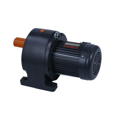 China 4 Pole 1400rpm Electric Motor Gearbox 2200w 3hp 40mm Shaft for sale