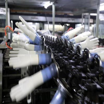 China Medical Latex Rubber Medical Gloves Production Line for sale