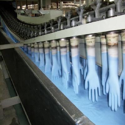 China Disposable Medical Latex Gloves Production Line 380V for sale