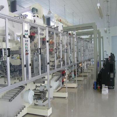 China Feminine sanitary napkin production line equipment of Zhixue Company for sale