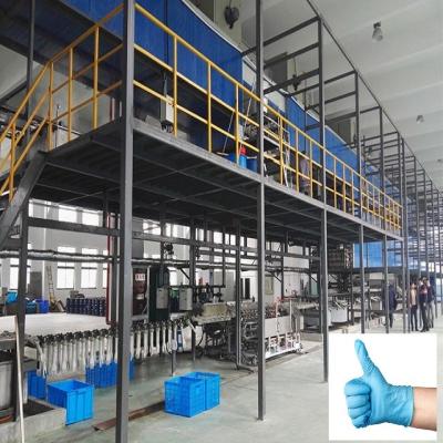 中国 機械製造業者に自動ニトリルの手袋の生産ラインをする乳液の手袋 販売のため