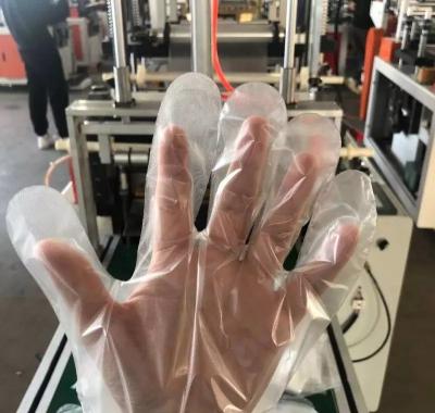 中国 ZXの会社の高速PEのプラスチック手袋の生産ライン 	保証サービス 販売のため