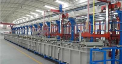 China Automatic Ceramic Coating Production Line Aluminium Anodizing Spray Paint Equipment for sale
