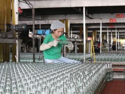 中国 Glass bottle production line 販売のため