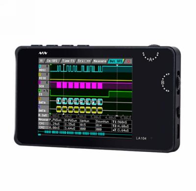 China LA104 Mini DSO Digital Logic Analyzer 2.8 Inch Screen 4 Channels Programmable 100MHz Max Sampling Rate Oscilloscope for sale