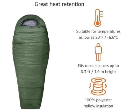 China Stay Warm And Comfortable On Your Hiking Trips With Our Mummy Sleeping Bag for sale