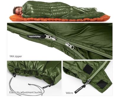 China Outdoor Activities Lightweight Envelope Sleeping Bag For 0°F Temperature for sale