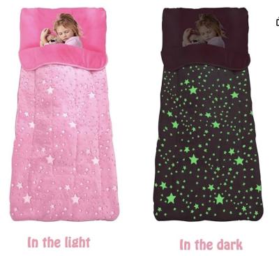 China Polyester Kids Slumber Bag with Fantasy Theme Machine Washable for sale