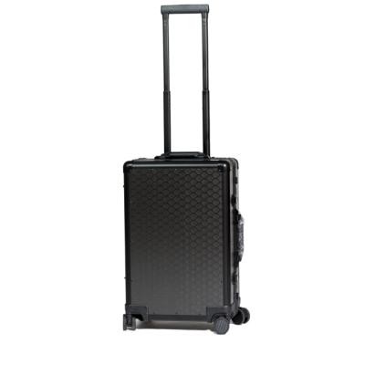 China High Strength Lightweight Hard Case Carbon Fiber Trolley Luggage Bag Carry On Type Luggage And Suitcase With USB Charging for sale