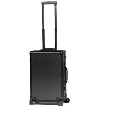 China Wholesale High Strength Luxury Aluminum Frame Suitcase Real Carbon Fiber Luggage High End Brand Trolley Bag for sale