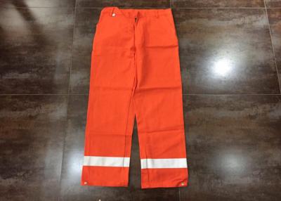 China Orange flammhemmende hohe Sicht-Kleidung für Mann-Hitze isoliert zu verkaufen