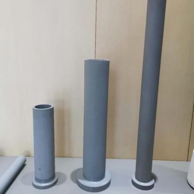 China Cast Iron 850c Thermocouple Protection Tubes For Degassing Crucibles for sale