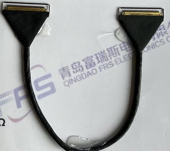 China 330mm Awg40 LVDS Connector 40 Pin 0.5mm Electric Cable Assemblies for sale