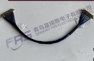 China 40awg micro conjuntos de cabo do conector 250mm do Pin LVDS do co-axial 30 à venda